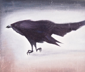 Black crow bird  giclee print at Kabinshop . 