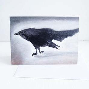 Black bird  birthday card