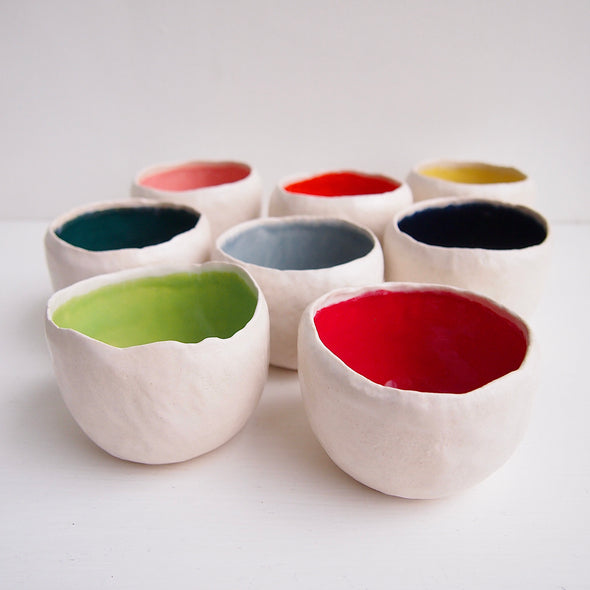 8 rainbow round ring bowls