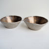 Handmade gold  ceramic ring dish