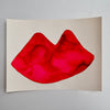 Original painting of lips / 1