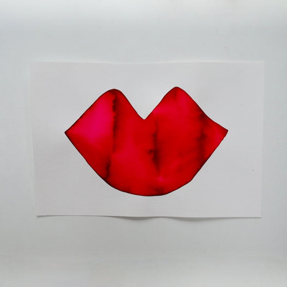 Original painting of lips / 2