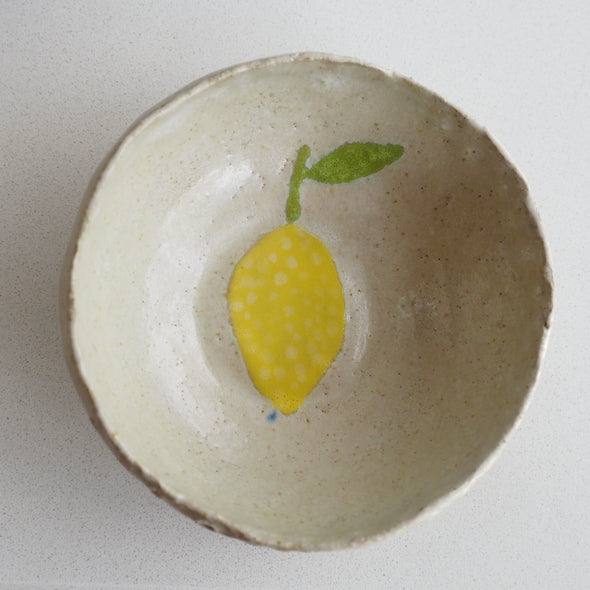 small ceramic lemon bowl