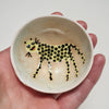 leopard porcelain ring dish