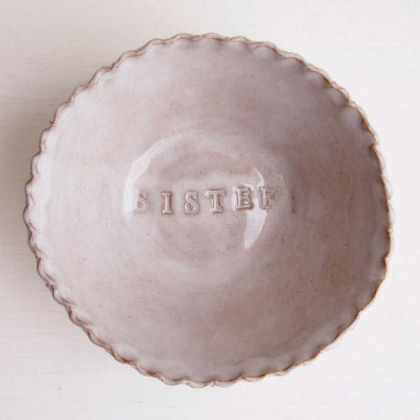 Personalised pottery initials / name  ring dish