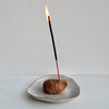 Pottery hedgehog incense holders