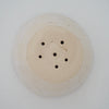 Handmade pale pink ceramic soap dish