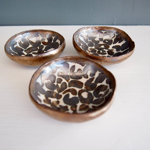 leopard print ring dish