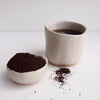 Handmade oatmeal speckled pottery expresso cups