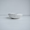 Handmade mini gloss white pottery condiment bowls