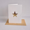 Gold leaf star card