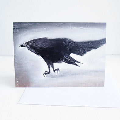 Black bird  birthday card