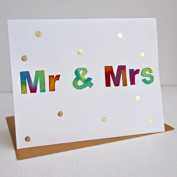 mr and mrs card