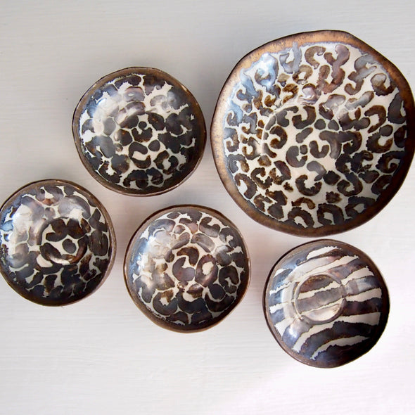 leopard print ring dishes