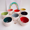 rainbow round ring bowls