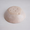 mini celadon green  pottery soap dish underside