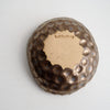 Handmade gold textural ceramic ring dish,